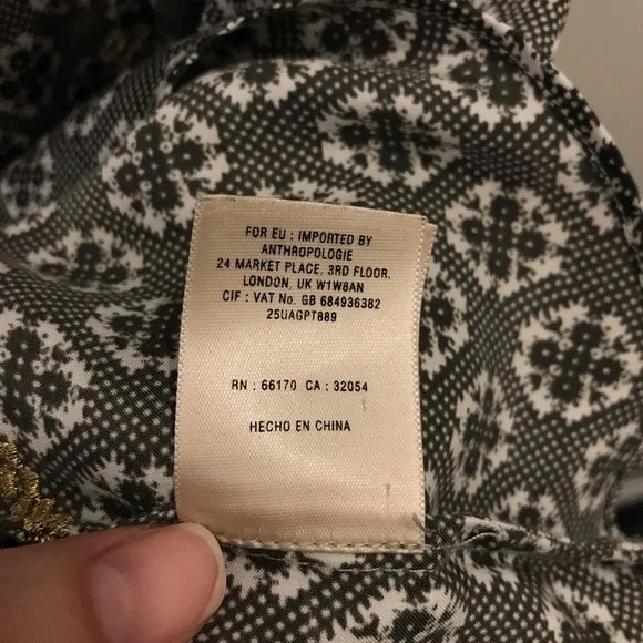 Anthropologie Floreat Gold Stream Sequin Tank small Swing Top sequins embroidery - Picture 13 of 13